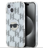 Etui Karl Lagerfeld Karl Head do iPhone 15 Przezroczyste - KLHCP15SHKLPKHT