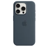Apple iPhone 15 PRO SILICONE Case with MagSafe - NIEBIESKI 