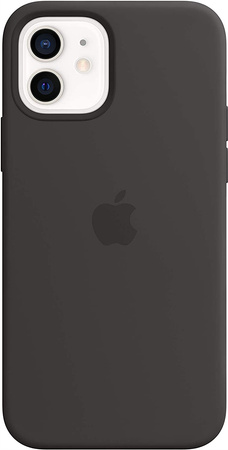 APPLE SILIKON CASE IPHONE 12 / 12 Pro CZARNE 
