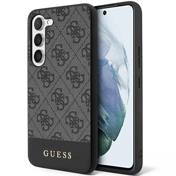 Guess GUHCS24MG4GLGR S24+ S926 czarny/black hardcase 4G Stripe Collection