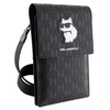 Karl Lagerfeld Torebka czarny Saffiano Monogram Choupette