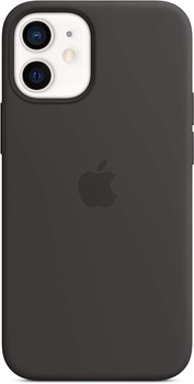 APPLE SILICONE CASE IPHONE 12 MINI Czarny