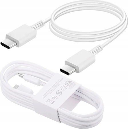 Kabel Samsung USB-C do USB-C 25W 3A 1,8m - EP-DW767JWE
