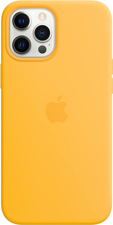 APPLE SILICONE CASE IPHONE 12 Pro Max ZÓŁTE