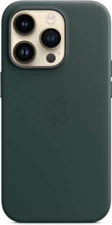APPLE LEATHER CASE IPHONE 14 PRO ZIELONY