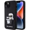 KARL LAGERFELD KLHCP14SSANKCPK IPHONE 14 / 15 / 13 6.1" HARDCASE CZARNY/BLACK SAFFIANO KARL & CHOUPETTE