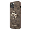 Guess GUHCP13M4GMGBR iPhone 13 / 14 / 15 brązowy/brown hardcase 4G Big Metal Logo