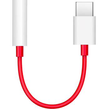 Audio Adapter OnePlus USB-C do 3.5mm 9cm Czerwony