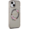 Etui Guess IML Flowers Wreatch do iPhone 15 Czarne - GUHMP15SHFWFCK