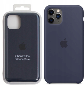 Silikonowe etui Apple do iPhone 11 Pro Granatowe - MWYJ2ZM/A