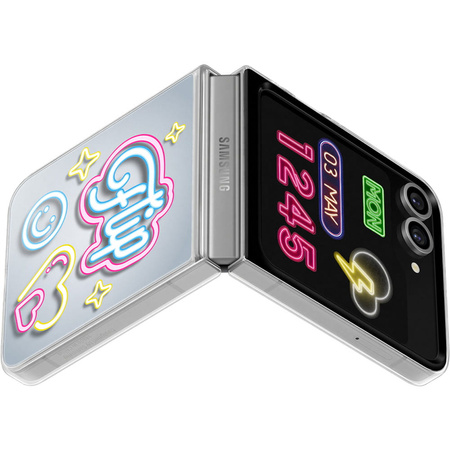 Etui Samsung FlipSuit do Galaxy Z Flip6, przezroczyste z wymienną płytką