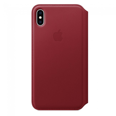 Apple iPhone XS Max Leather Folio (PRODUCT) RED