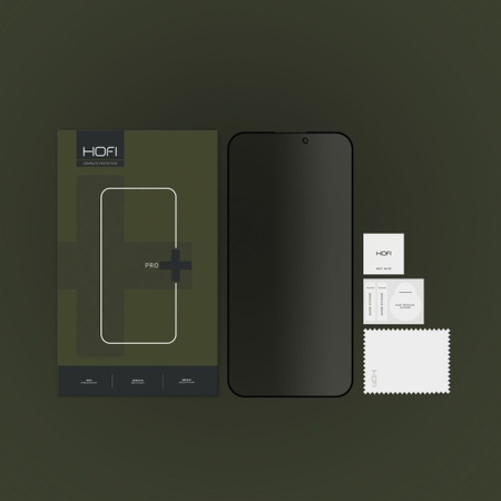 SZKŁO PRYWATYZUJĄCE HOFI ANTI SPY GLASS PRO+ IPHONE 15 PRO MAX PRIVACY