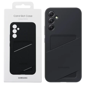 Samsung Case Card Slot Case for Galaxy A34 Czarne