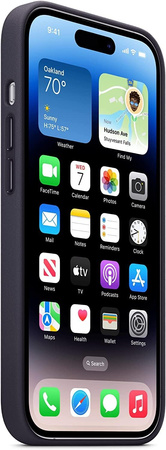 APPLE LEATHER CASE IPHONE 14 PRO Atramentowy