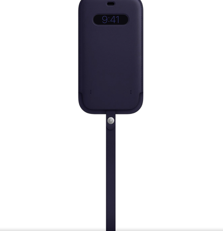 Skórzane etui Apple do iPhone 12 Pro Max Fioletowe - MK0D3ZM/A