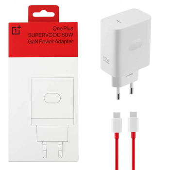 Oryginalna Ładowarka Sieciowa OnePlus SUPERVOOC 80W USB-C + Kabel USB TYP C