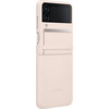 Etui na telefon Samsung Galaxy Z Flip4 Flap Leather Cover - brzoskwiniowe