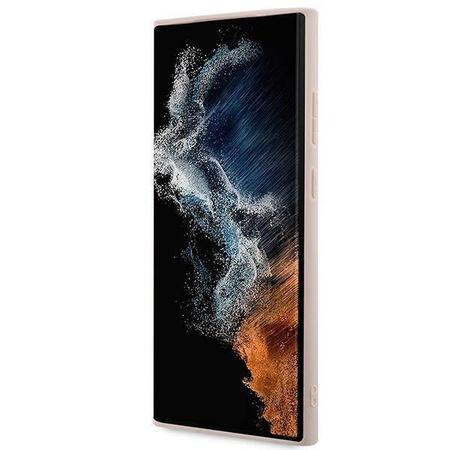 Etui Guess 4G Big Metal Logo do Galaxy S23 Ultra, różowe