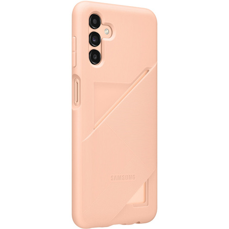 Etui Samsung Card Slot Cover do Galaxy A13 5G Brzoskwiniowe - EF-OA136TLEGWW