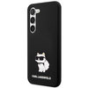Etui Silikonowe Karl Lagerfeld Choupette do Galaxy S24 Czarne - KLHCS24SSNCHBCK
