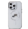 Etui Karl Lagerfeld Double Heads do iPhone 13 Pro Przezroczyste - KLHMP13LHLSKCH