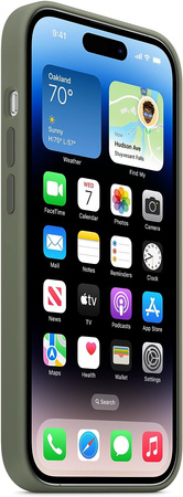 Silikonowe etui z MagSafe Apple do iPhone 14 Pro Oliwka - MQUH3ZM/A