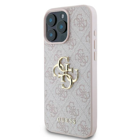 Etui Guess 4G Classic Logo do iPhone 16 Pro Max Różowe - GUHCP12M4GMGGR
