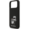 Etui Karl Lagerfeld Silicone K&C Sketch  do iPhone 17 Pro Max - czarne