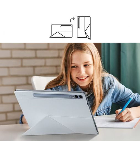 Etui Samsung Smart Book Cover Galaxy Tab S9 Plus, białe