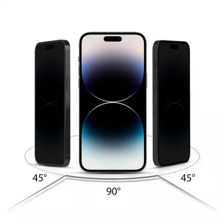 SZKŁO PRYWATYZUJĄCE HOFI ANTI SPY GLASS PRO+ IPHONE 15 PRO MAX PRIVACY