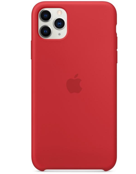 Apple Silicone Cover for iPhone 11 Pro Czerwone