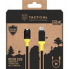 Kabel Tactical Recce 3:20 do ładowania zegarków Garmin USB-C 1m Czarno-Żółty