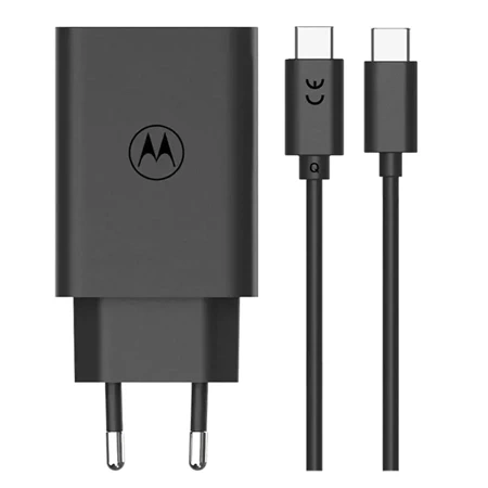 Ładowarka sieciowa z kablem Motorola TurboPower MC-682 68W KABEL USB-C GaN