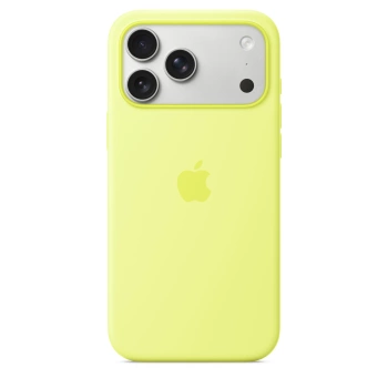 Silikonowe etui z MagSafe APPLE do iPhone 17 Pro Max Neonowy żółty MGFM4ZM/A