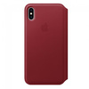 Apple iPhone XS Max Leather Folio (PRODUCT) RED