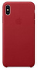 Skórzane etui Apple do iPhone XS Max Czerwone - MRWQ2ZM/A