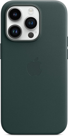 APPLE LEATHER CASE IPHONE 14 PRO ZIELONY