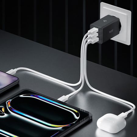 Ładowarka sieciowa Spigen ArcStation USB-A/USB-C 67W Czarna -  EE673EU