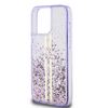 Etui Guess Liquid Glitter Gold do iPhone 15 Pro Max Fioletowy - GUHCP15XLFCSEGU