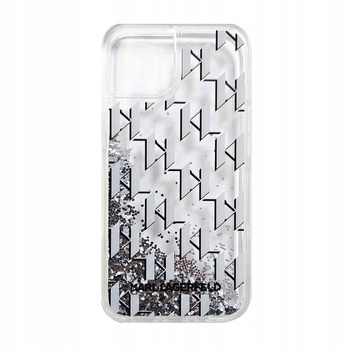 Etui Karl Lagerfeld Liquid Glitter Monogram do iPhone 15 Pro Max – KLHCP15XLKLGKCCH