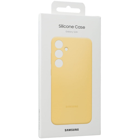 Etui Samsung Silicone Cover do Galaxy S24 Plus, żółte