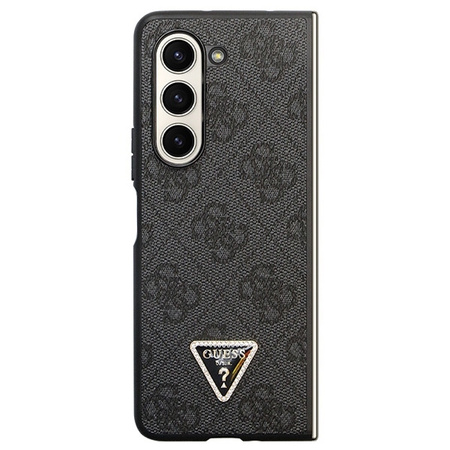 Etui Guess 4G Diamond Triangle do Galaxy Z Fold 5 Brązowe - GUHCZFD5P4TDPK