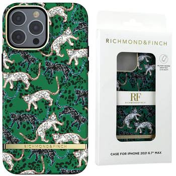 Obudowa Richmond & Finch iPhone 13 Pro Max Freedom, Zielony Leopard