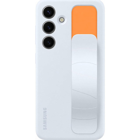 Etui Samsung Silicone Standing Grip Case do Galaxy S24, jasnoniebieskie