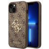 Guess GUHCP14S4GMGBR iPhone 14 / 15 / 13 6.1" brązowy/brown hardcase 4G Big Metal Logo