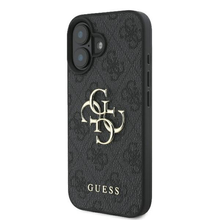 Guess GUHCP16S4GMGGR iPhone 16 6.1" czarny/black hardcase 4G Big Logo