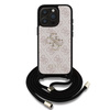 Etui Guess PU 4G Metal Logo Crossbody Strap do iPhone 15 Pro Max Różowe - GUHCP15XP4GMGCRP
