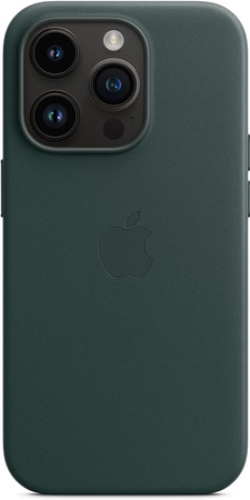 APPLE LEATHER CASE IPHONE 14 PRO ZIELONY