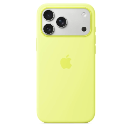 Silikonowe etui z MagSafe APPLE do iPhone 17 Pro Max Neonowy żółty MGFM4ZM/A